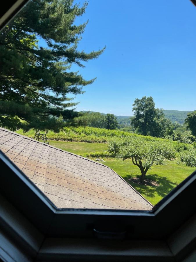 Country Lake House Nestled Between Vineyards Warren Esterno foto